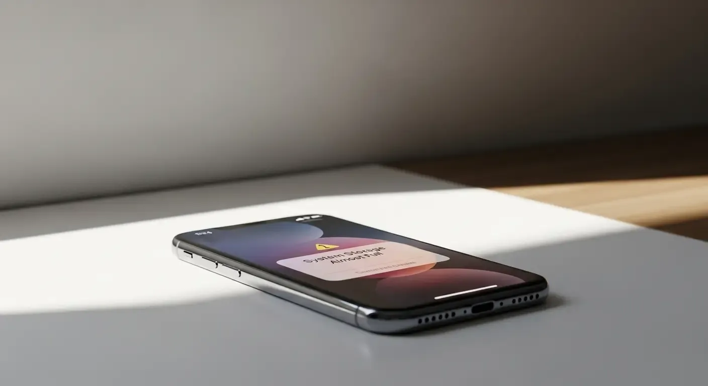 iPhone ขึ้นเตือน “เก็บข้อมูลระบบเต็ม” ทั้งที่ลบแอปแล้ว แก้ยังไง