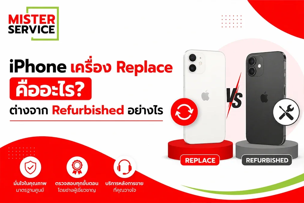 iPhone เครื่อง Replace คืออะไร? ต่างจาก Refurbished อย่างไร