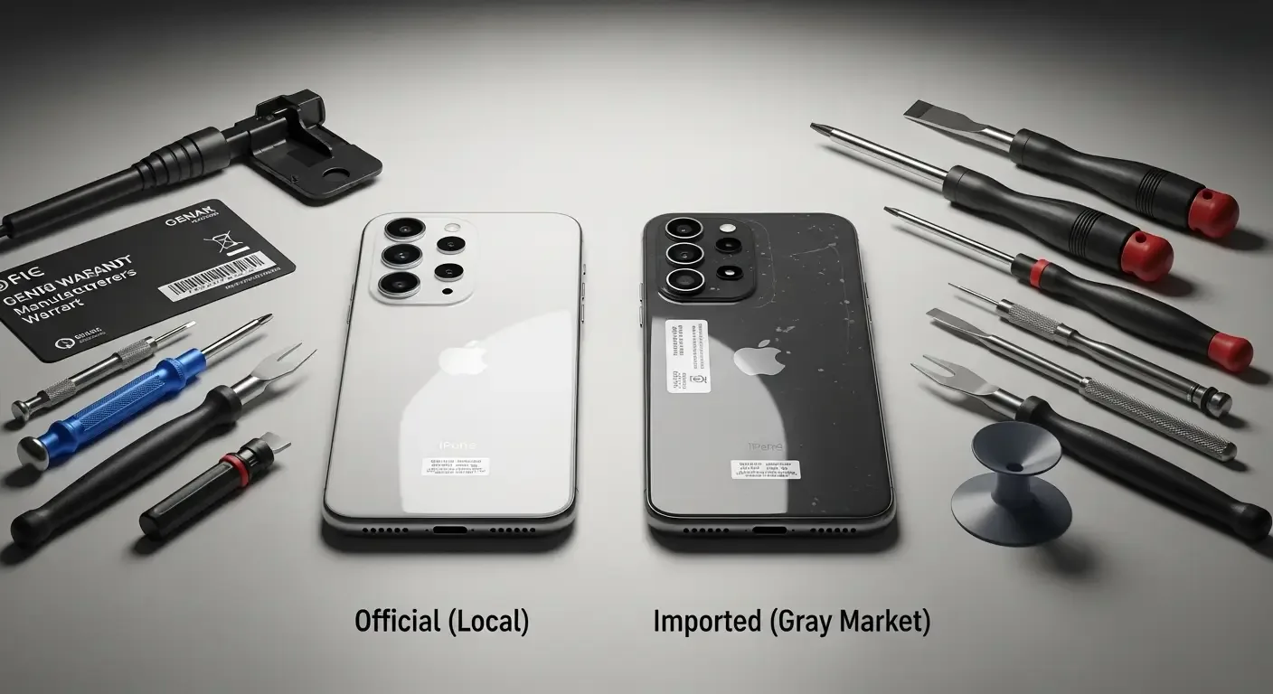 iPhone เครื่องนอก กับ เครื่องศูนย์ ต่างกันยังไง? มีผลตอนซ่อมไหม
