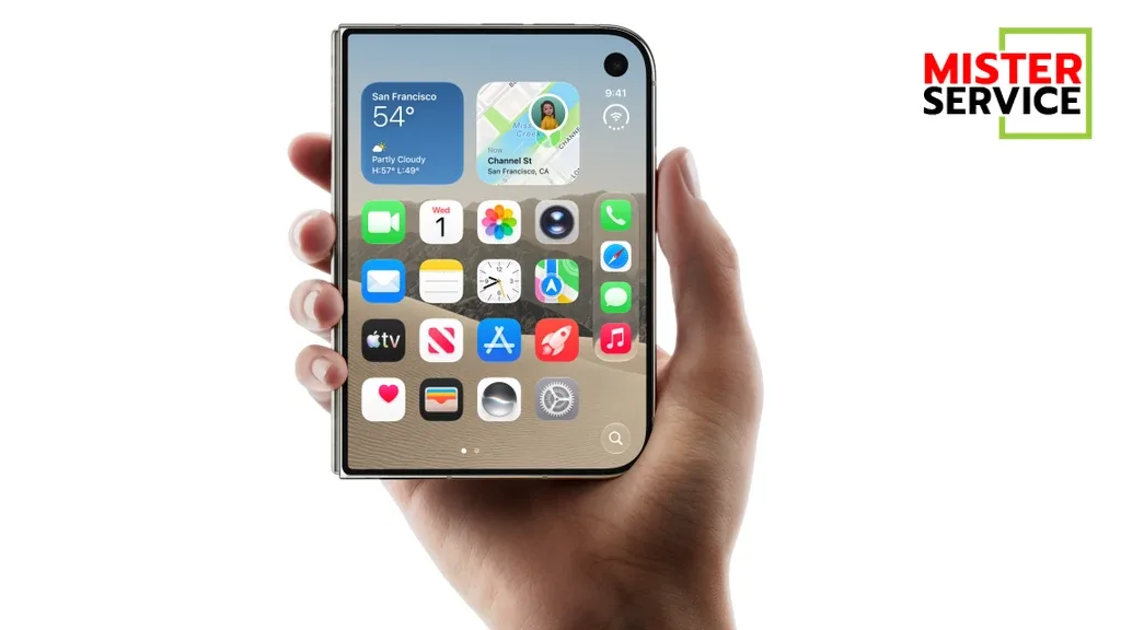 iPhone Duo แบบพับได้จาก Apple