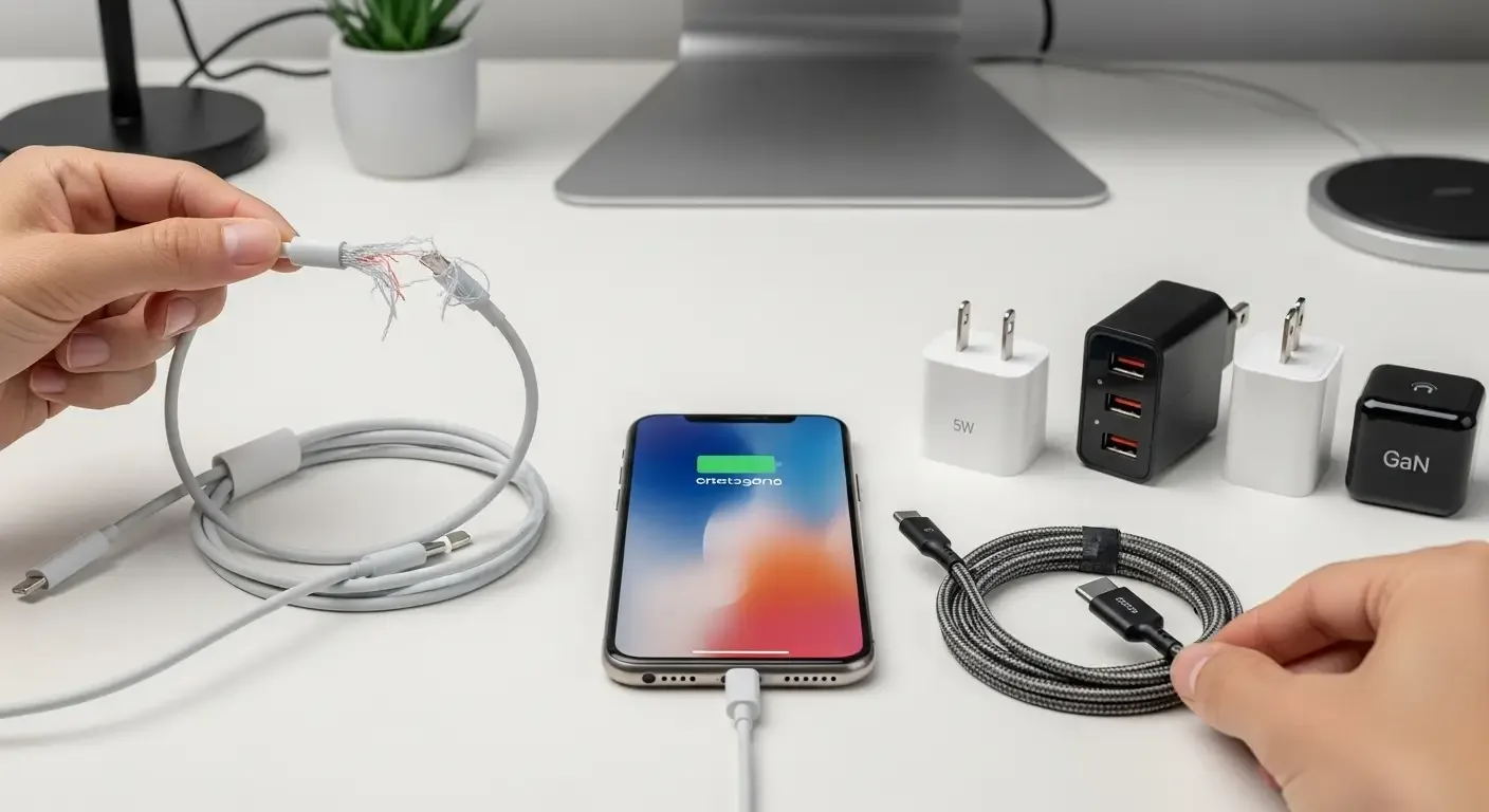 iPhone ชาร์จช้าเกินไป? วิธีตรวจสอบสายชาร์จและอุปกรณ์