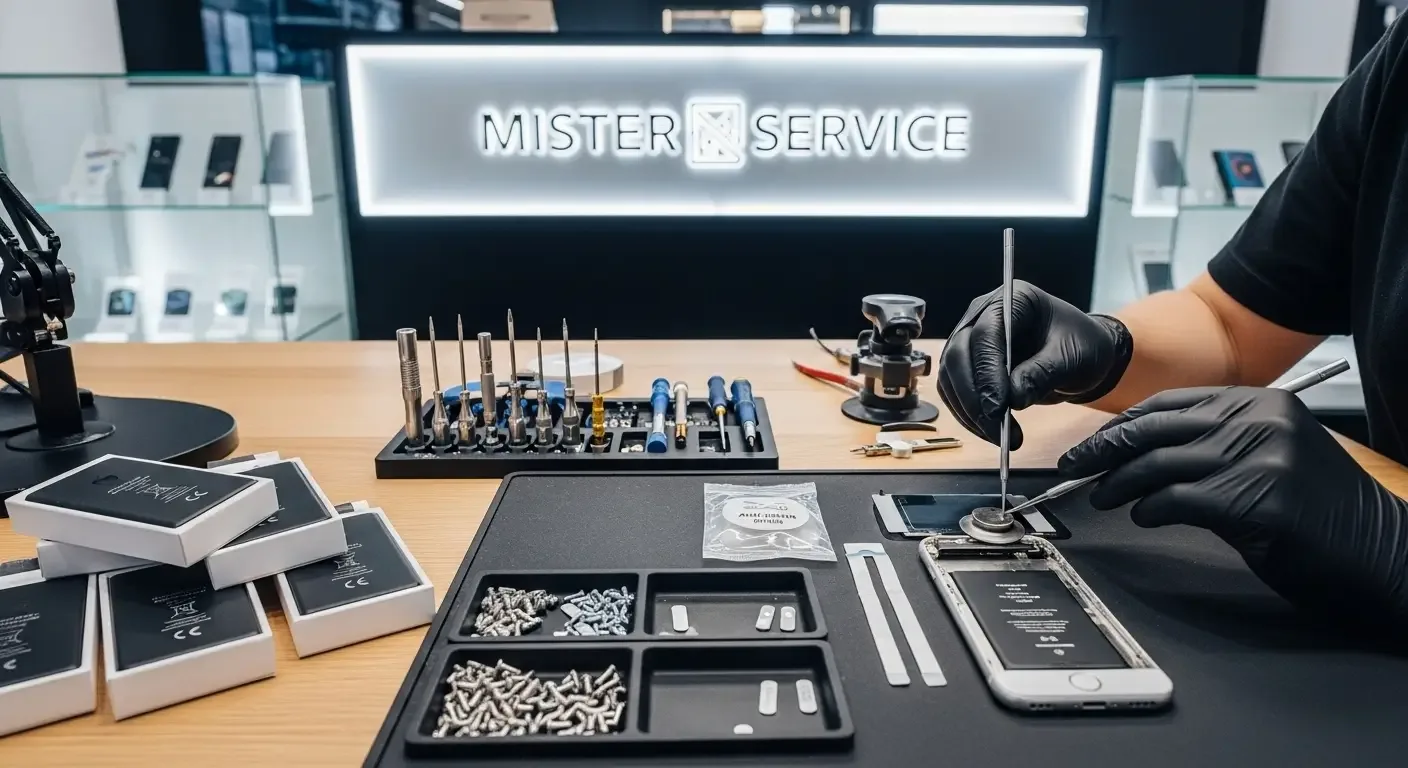 เปลี่ยนแบต iPhone ที่ไหนดี ระหว่างศูนย์กับร้านซ่อม Mister Service ฟิวเจอร์รังสิต